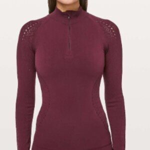 Lululemon Reveal 1/2 Zip Mindful Motion